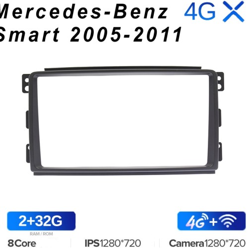 Штатная магнитола Teyes X1 Wi-Fi + 4G Mercedes-Benz Smart 2005-2011