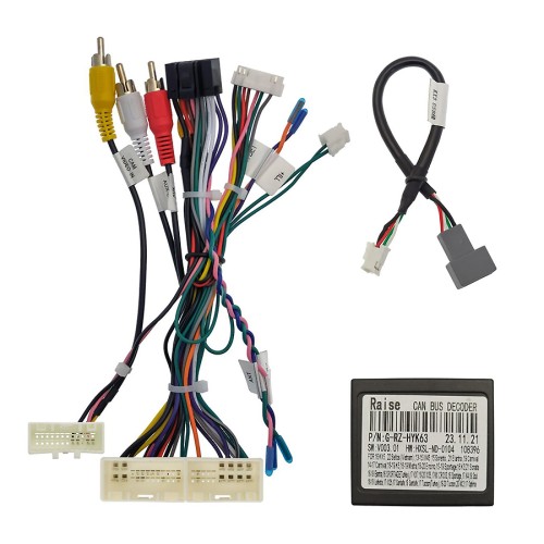 Комплект проводов для установки в Hyundai, Kia 2010+ (основной,антенна, CAN, CAM 24 pin)