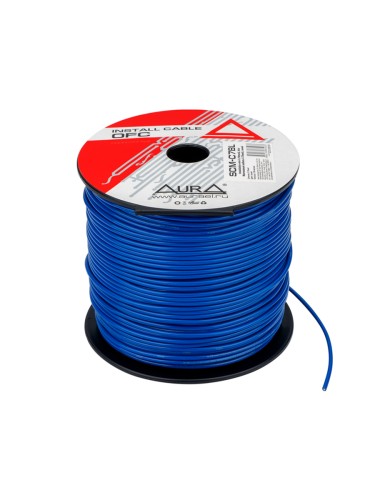 Монтажный кабель AuRa SCM-C7BL 1*0,75 мм2 (18AWG) 1м синий