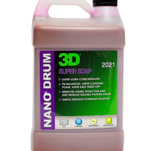 3D Super Soap - Ph-сбалансированный шампунь автоматической и ручной моек 3,78л