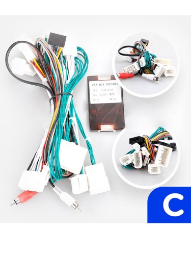 Установочный комплект Teyes Toyota Land Cruiser LC 100 2002-2007 / Lexus LX470 2002-2007 10.2" (F2) (Вариант C) (авто со штатной навигацией)