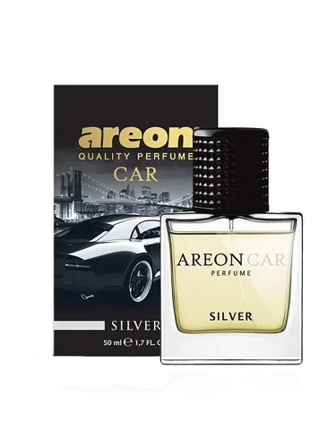 Areon Perfume Glass - ароматизатор-спрей для салона авто silver 50мл