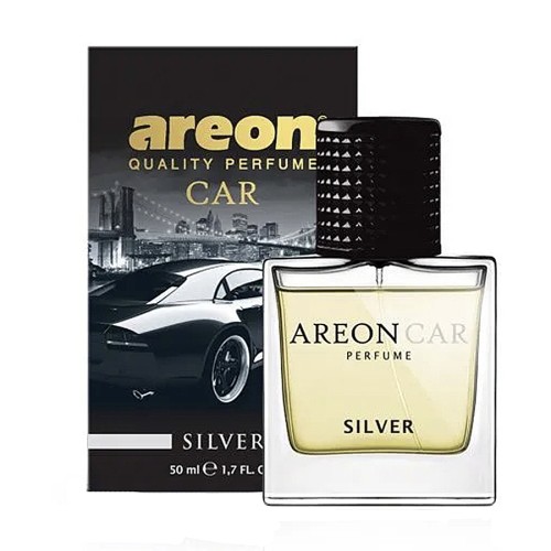 Areon Perfume Glass - ароматизатор-спрей для салона авто silver 50мл