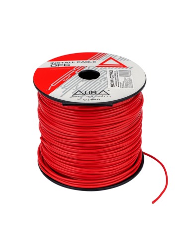 Монтажный кабель AuRa SCM-C7RD 1*0,75 мм2 (18AWG) 1м красный