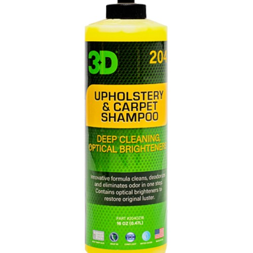 3D Upholstery and Carpet Shampoo - шампунь для ковров, сидений, велюра и обивки 0,48л