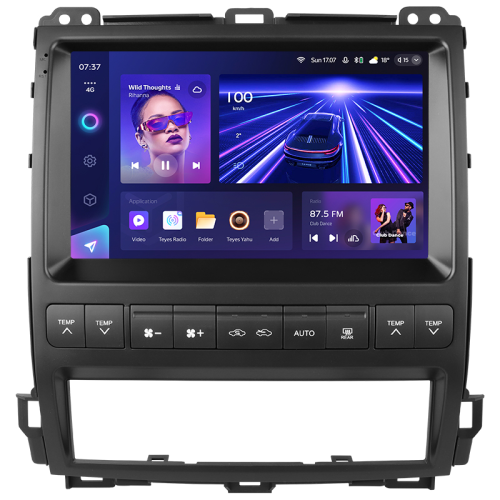 Штатная магнитола Teyes Тиайс CC4 PRO Toyota Land Cruiser Prado 120 For Lexus GX470 GX 470 J120 2002-2009