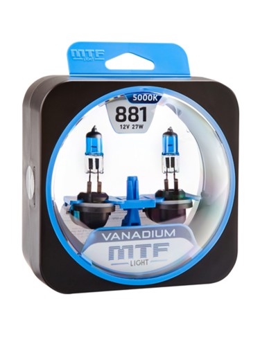 Галогенные лампы MTF Light Vanadium H27 5000K (пара)