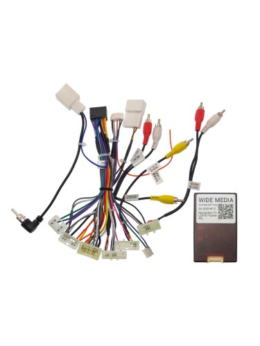 Комплект проводов для установки в Toyota 2003 - 2013 (осн, ант, м/руль, AVC-LAN, AMP) Тип3