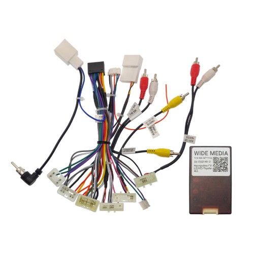 Комплект проводов для установки в Toyota 2003 - 2013 (осн, ант, м/руль, AVC-LAN, AMP) Тип3