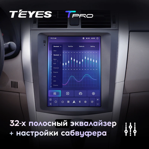 Штатная магнитола Teyes TPRO 2 Toyota Corolla 10 E140 E150 DS 2006-2013