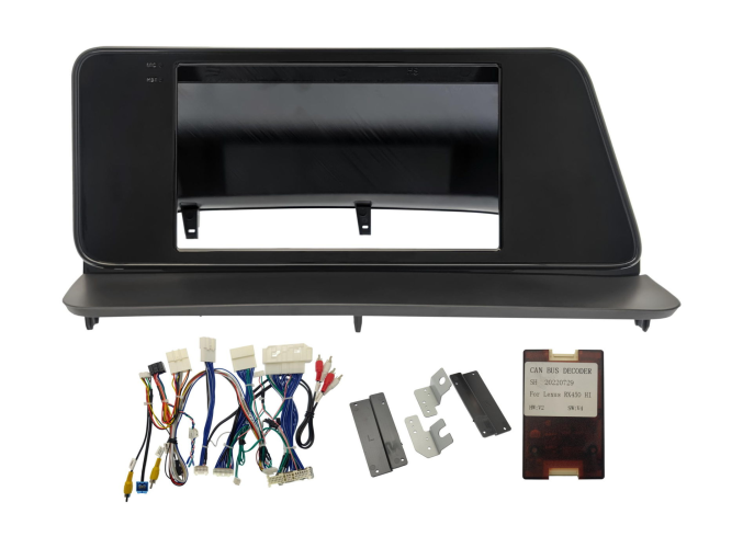 Установочный комплект Wide Media 10" для Lexus RX270, RX350 2016-2019 левый руль (0Din)