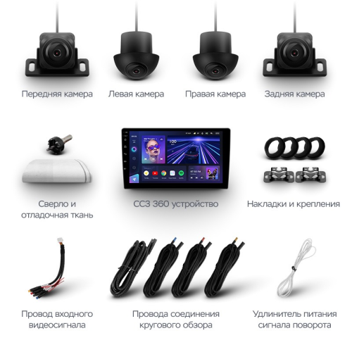 Штатная магнитола Teyes CC3 360° 9" для Hyundai Creta, ix25 2015-2019 для авто без камеры