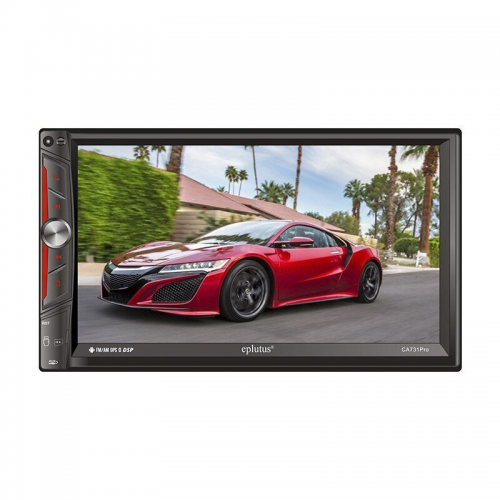 Магнитола (головное устройство) 2Din plutus CA731 PRO Android 10.0, 7" LCD сенсорный, 1024x600, Wi-Fi, GPS, MP4/MP5, MP3, AUX, USB, FM, BT 5.0