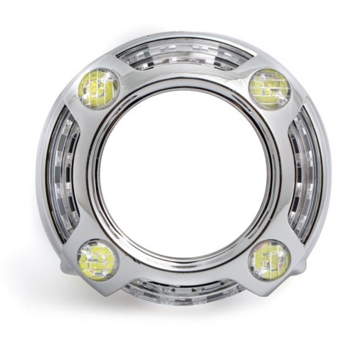 Маска (бленда) для билинз 3,0 дюйма Optima Porsche Panamera Style (пара) 