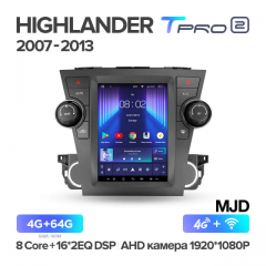 Штатная магнитола Teyes TPRO 2 Toyota Highlander 2 XU40 (MJD) 2007-2013