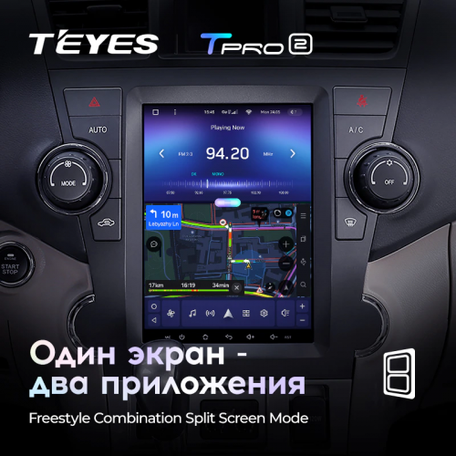 Штатная магнитола Teyes TPRO 2 Toyota Highlander 2 XU40 (MJD) 2007-2013