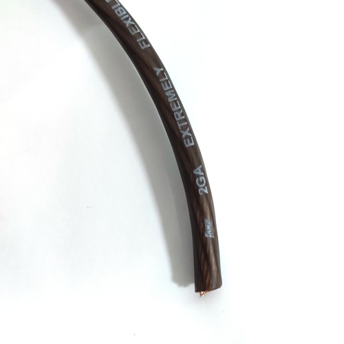 Провод силовой AMP OFC Ultraflexible 2Ga медь черный (1метр)