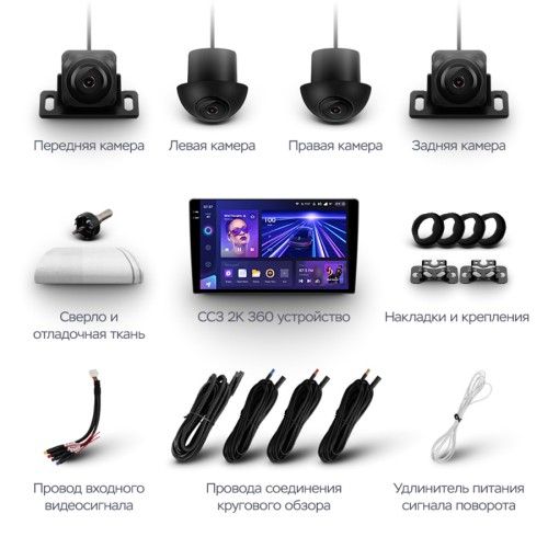 Штатная магнитола Teyes CC3 2K 360° Hyundai Elantra 7 CN7 2020-2021