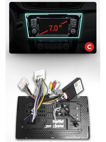 Штатная магнитола Teyes CC3L Nissan X-Trail / Qashqai 3 T32 (Manual air conditioning) 2013-2022 (F1) 10.2" (Вариант C) авто с обзором 360