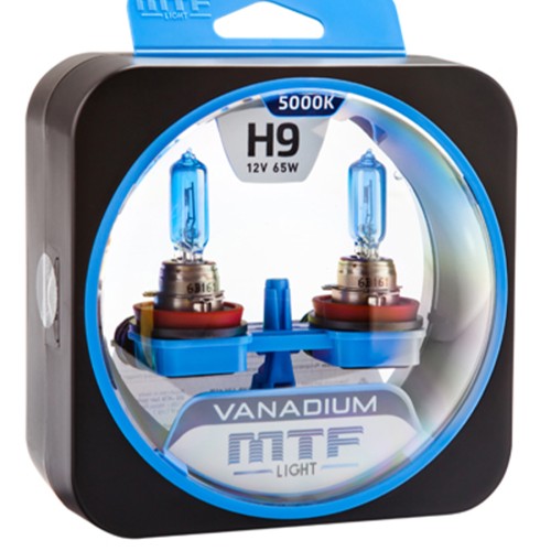 Галогенные лампы MTF Light Vanadium H9 5000K (пара)