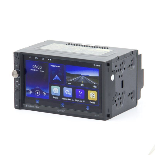 Магнитола (головное устройство) 2Din Eplutus CA734 Android 10.0, 50Wx4, 2ГБ+32ГБ, Wi-Fi, 7", 1024х600, USB, Bluetooth 5.0, GPS, AUX