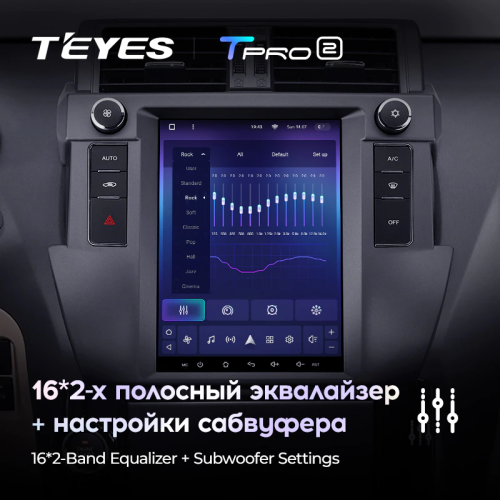 Штатная магнитола Teyes TPRO 2 Toyota Land Cruiser Prado 150 (MJD) 2013-2017