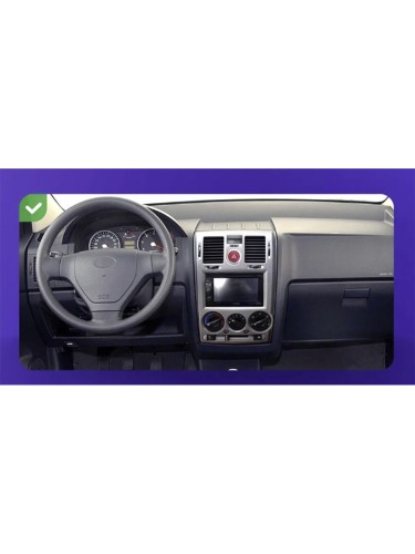 Штатная магнитола Teyes CC3 2K 360° Hyundai Getz 1 2002-2011 9" (Left hand drive) (F2)