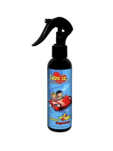 Miodore Love Is - ароматизатор-спрей для салона авто банан-клубника 130мл