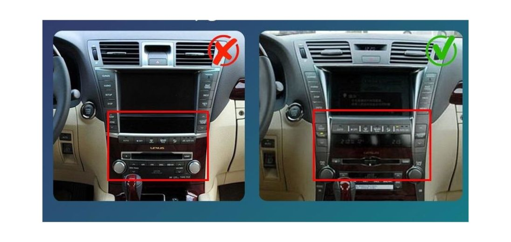 Установочный комплект Wide Media 9" для Lexus LS460, LS600 2006-2009