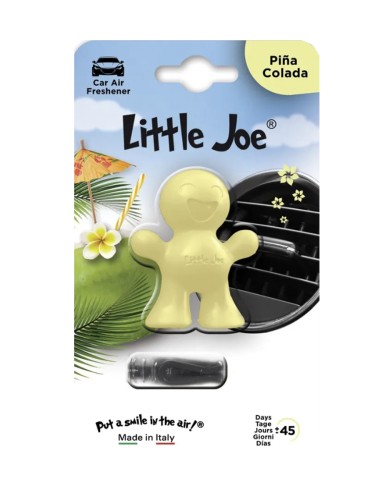 Little Joe - ароматизатор автомобильный в дефлектор pina colada (пина колада light yellow)