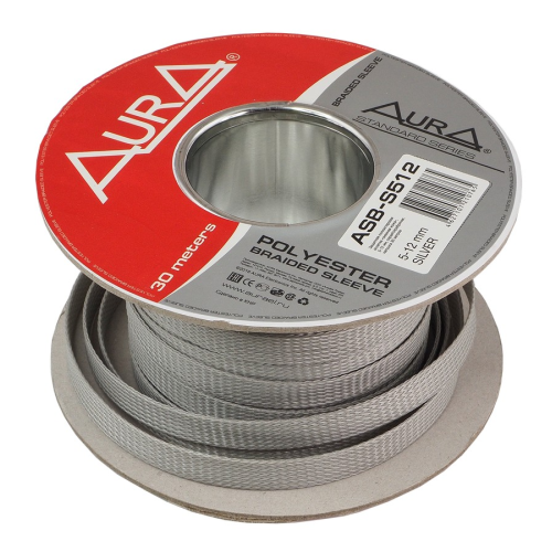 Полиэстеровый рукав AuRa ASB-S512 серебро (1 метр)