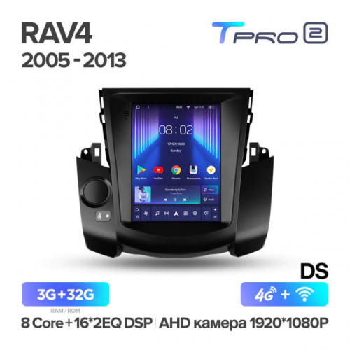 Штатная магнитола Teyes TPRO 2 Toyota RAV4 3 XA30 DS 2005-2013