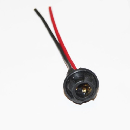 Разъем T10 / W5W CarProfi CP-SCT-T10R-2 резиновый поворотный