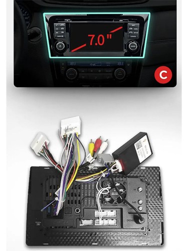 Штатная магнитола Teyes CC3L Nissan X-Trail / Qashqai 3 T32 (Automatic air conditioning) 2013-2022 (F2) 10.2" (Вариант C) авто с обзором 360