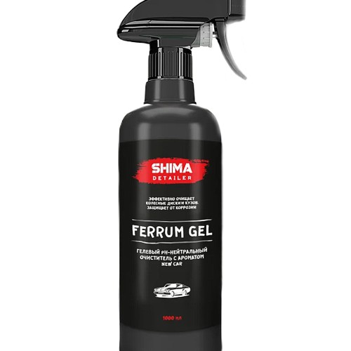 Shima Detailer "Ferrum Gel" new car - гелевый ph-нейтральный очиститель с ароматом новой машины 1 л