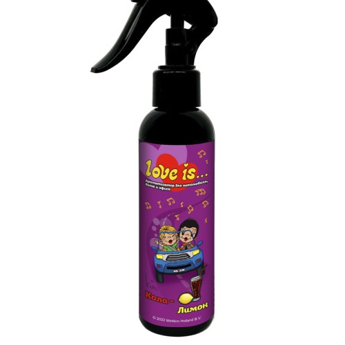 Miodore Love Is - ароматизатор-спрей для салона авто кола-лимон 130мл
