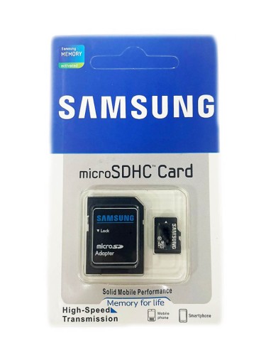 Карта памяти microSDHC Samsung 32GB class 10 с адаптером 