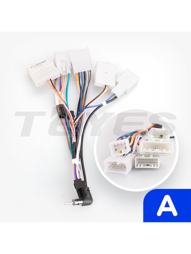 Установочный комплект Teyes для Toyota Land Cruiser Prado 120 3 III / Lexus GX470 GX 470 J120 2002-2009 9" (F1) (Вариант A) авто без усилителя звука