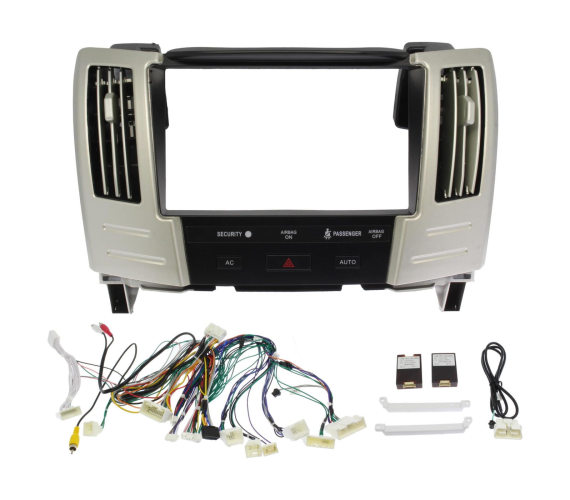 Установочный комплект Wide Media 9" для Toyota Harrier 2003-2012, Lexus RX 2003-2009 верх