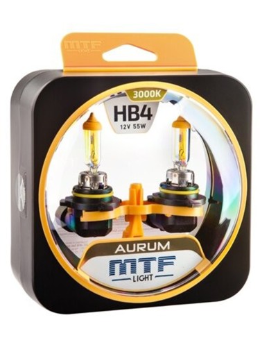 Галогенные лампы MTF Light HB4 Aurum 3000K (пара)