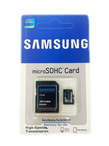 Карта памяти micro SDHC Samsung 64GB class 10 с адаптером