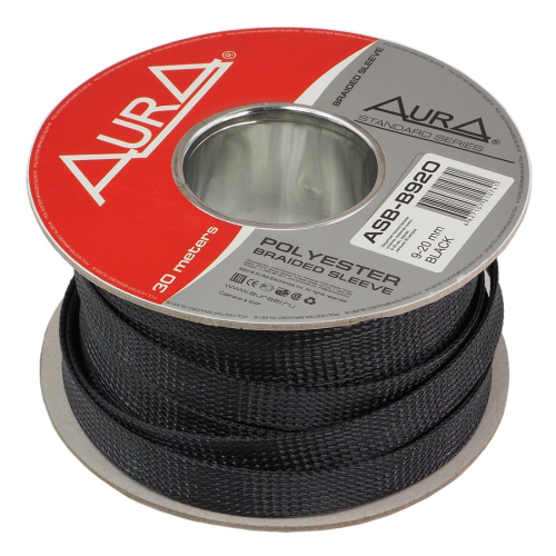 Полиэстеровый рукав AuRa ASB-B920 чёрный (1 метр)
