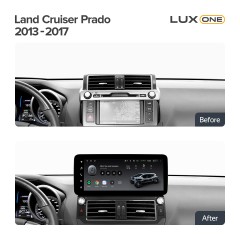 Установочный комплект Teyes для Toyota Land Cruiser Prado 150 2013-2017 (F2) 12.3"