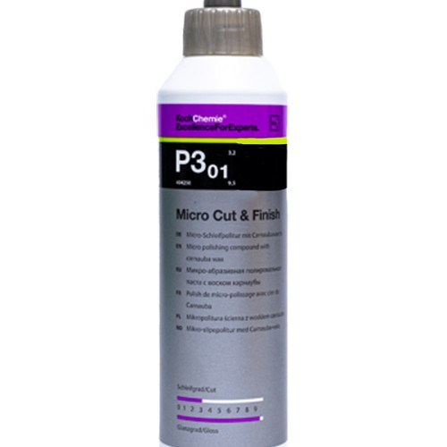 Koch Chemie Micro Cut&Finish P3.01 - микро-абразивная полировальная паста с воском карнаубы 250мл