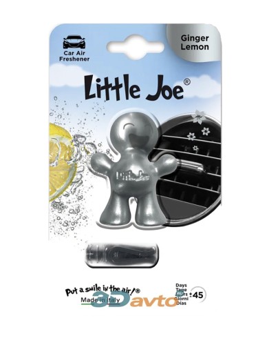  Little Joe - ароматизатор автомобильный в дефлектор ginger (имбирь silver)