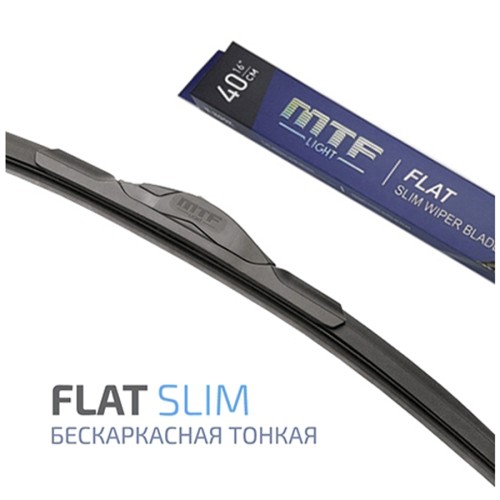Щетка стеклоочистителя MTF Light Flat Slim 530мм / 21" бескаркасная, резина Fukoku, графит (1шт)