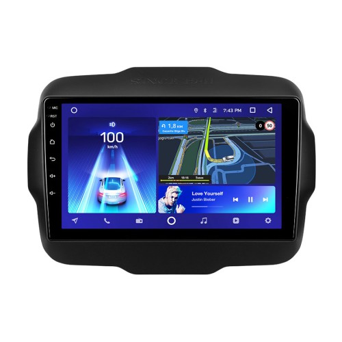 Штатная магнитола Teyes X1 Wi-Fi + 4G Jeep Renegade 2014-2018 9&quot; (2+32Gb)