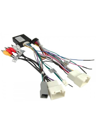 Набор проводов для подключения в Mitsubishi Pagero Sport 2015+ (Питание, Динамики, Камера, 4RCA, Руль, CANBUS)