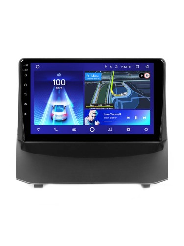 Штатная магнитола Teyes X1 Wi-Fi + 4G Ford Fiesta Mk 6 2009-2018 9" (F1 вариант В) открытая рамка (2+32Gb)