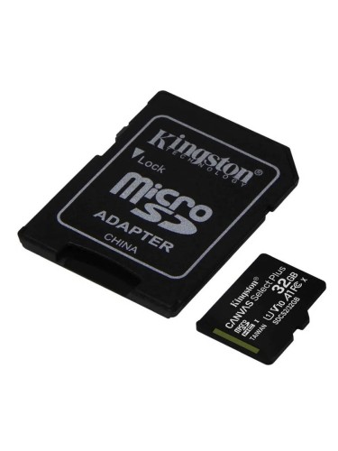 Флеш карта microSDHC 32Gb Class10 Kingston SDCS2/32GB Canvas Select Plus + adapter